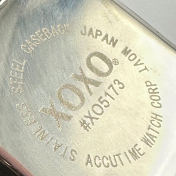 XOXO Watch Women Chocolate Brown 26MM Square Dial Wide Band New Battery - Picture 8 of 10